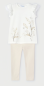 Preview: Mayoral - 2-teiliges Set/ T-Shirt weiß & Leggings creme